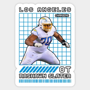 RASHAWN SLATER - OT - LOS ANGELES CHARGERS Sticker